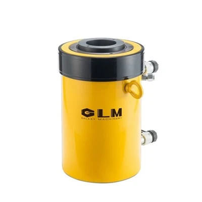 Dubbelverkande ihålig hydraulcylinder