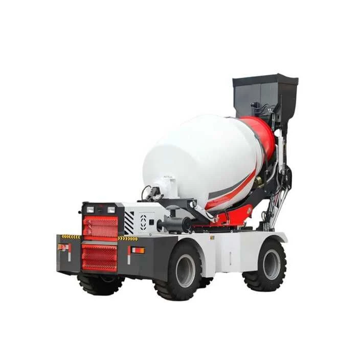 Framdriven betongblandare
